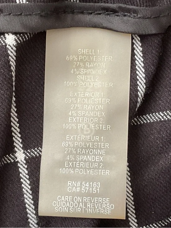 KARL LAGERFELD Paris Windowpane Crop Trouser 4 - Picture 4 of 4